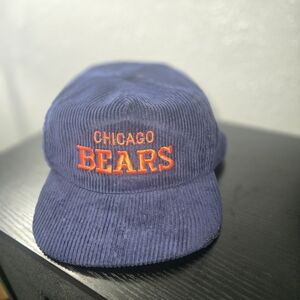 Chicago Bears Navy Corduroy Hat